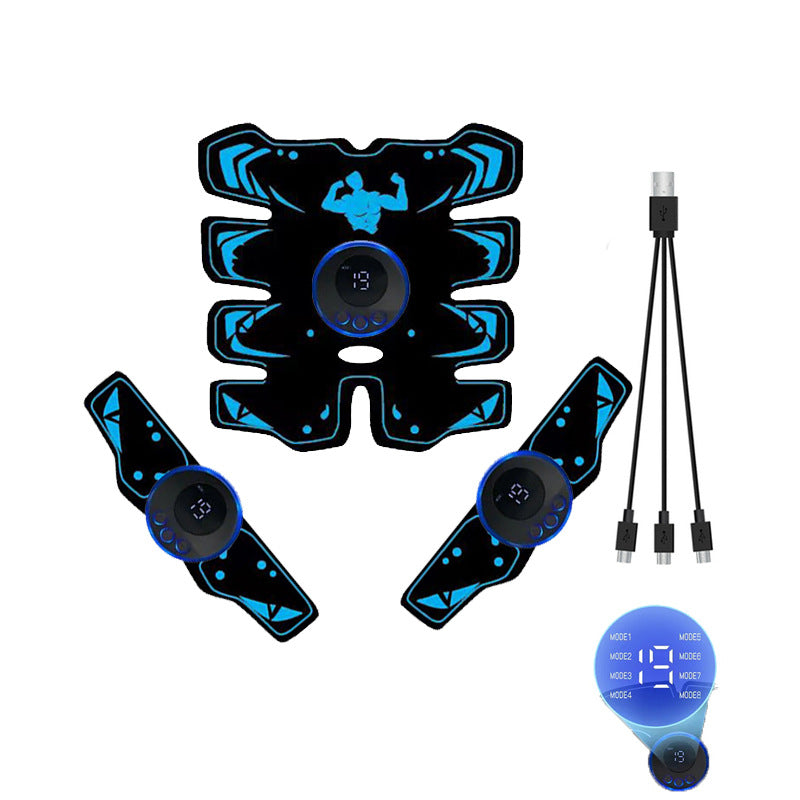 Smart 8 - Piece Abs Stimulator - Digital Display, Muscle Toning