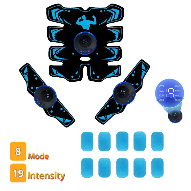 Smart 8 - Piece Abs Stimulator - Digital Display, Muscle Toning